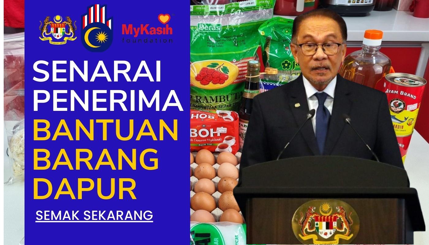 Senarai Penerima Bantuan Barang Dapur