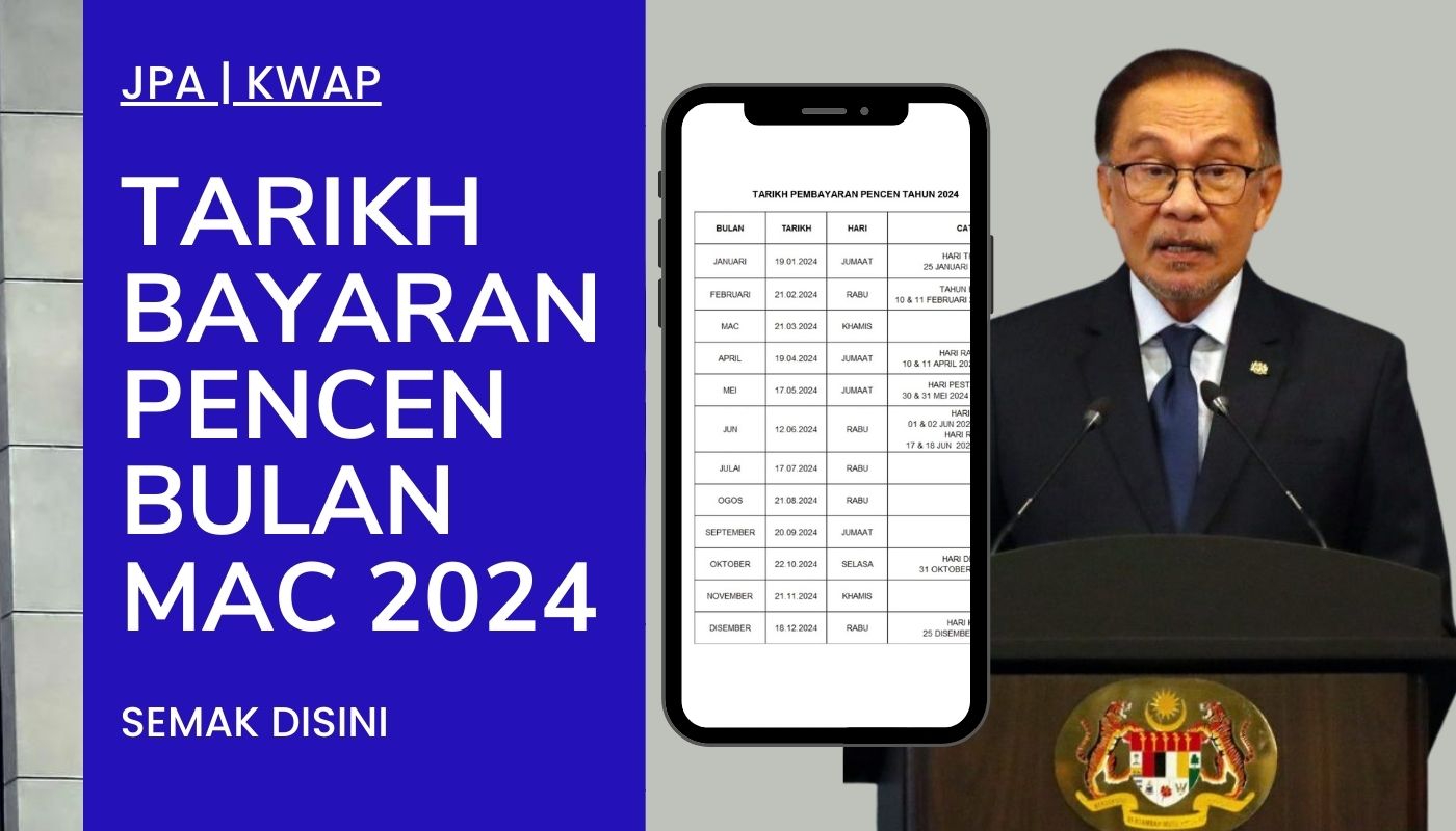 Tarikh Bayaran Pencen 2024
