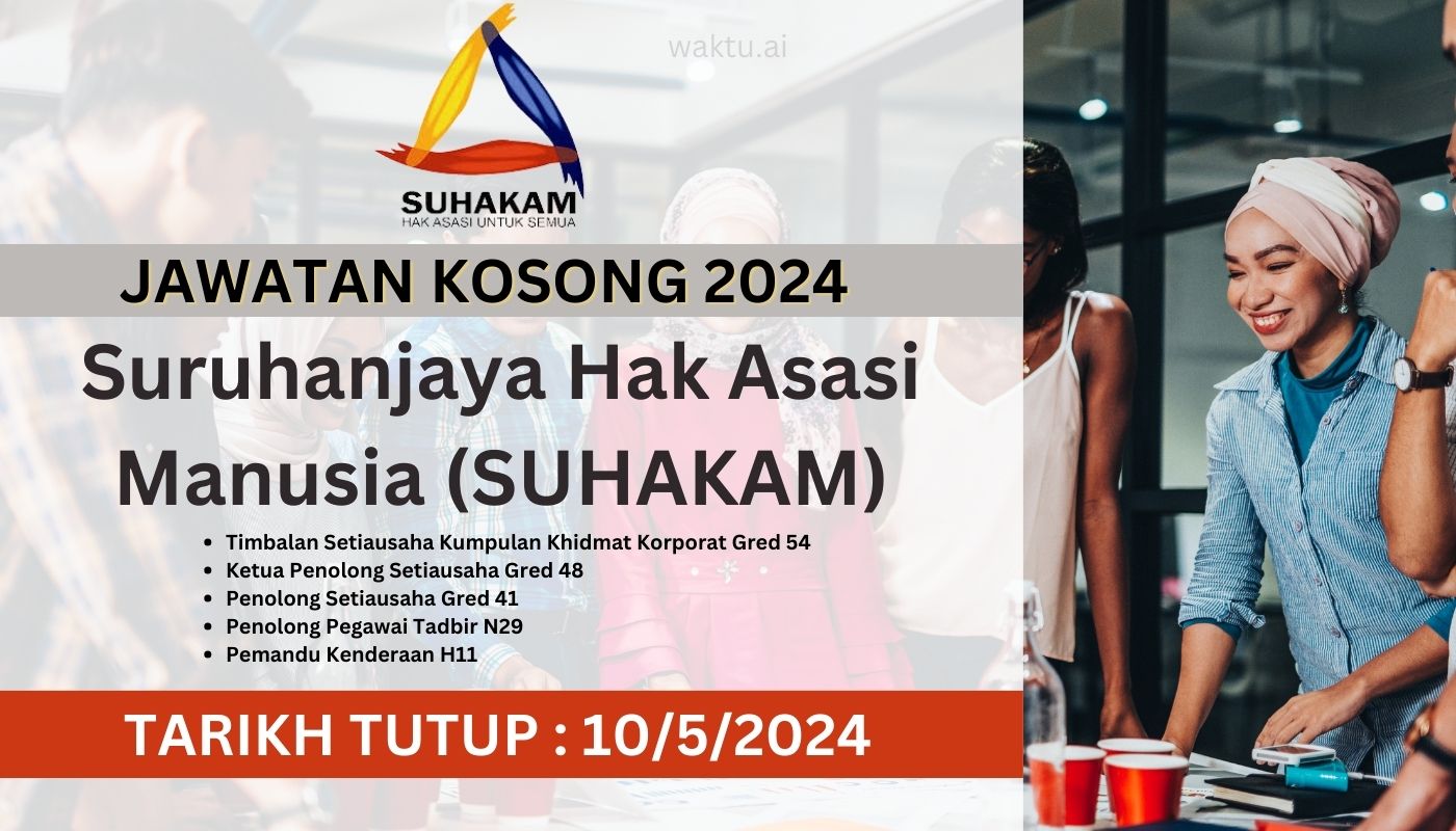 Jawatan Kosong Suruhanjaya Hak Asasi Manusia