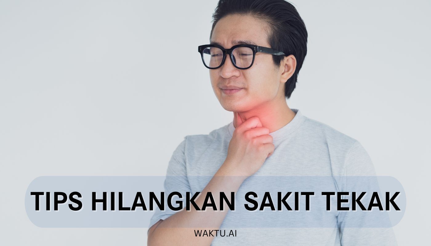 CARA HILANGKAN SAKIT TEKAK