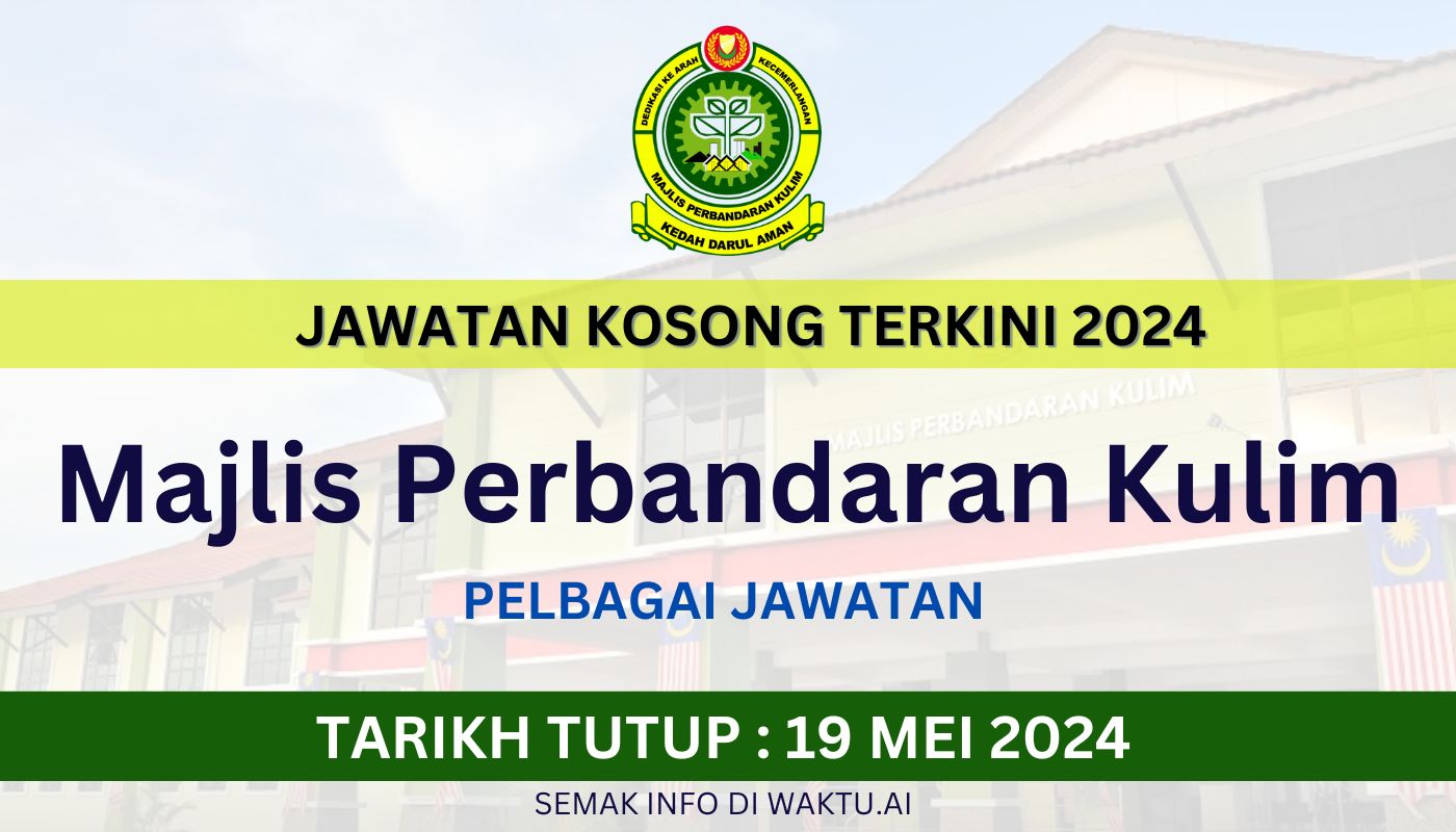 JAWATAN KOSONG Majlis Perbandaran Kulim