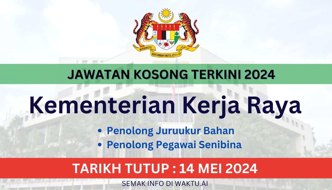 Jawatan Kosong Kementerian Kerja Raya