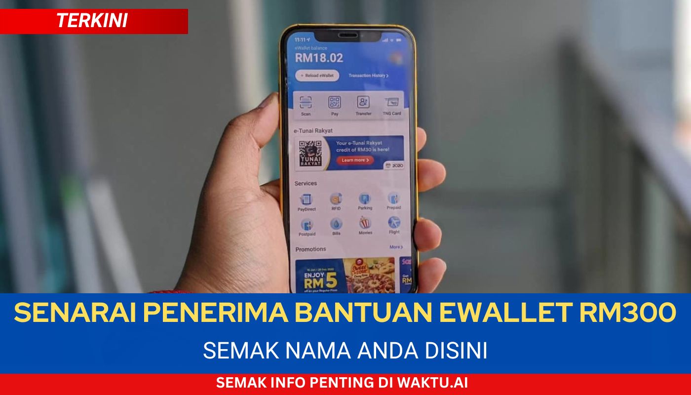 Senarai Penerima Bantuan eWallet