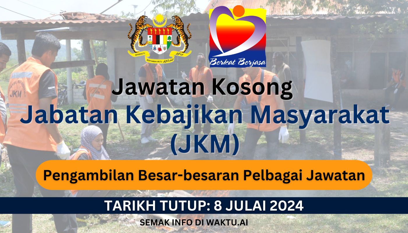 Jawatan Kosong di Jabatan Kebajikan Masyarakat