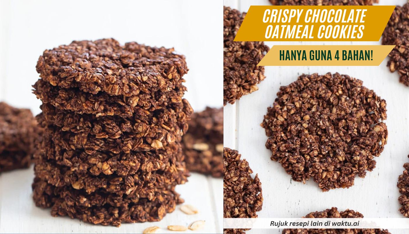 Crispy Chocolate Oatmeal Cookies
