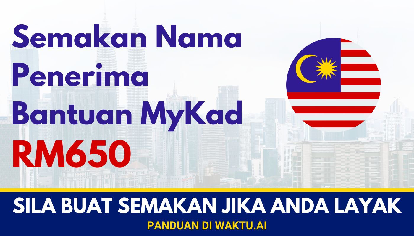 BANTUAN MYKAD RM650