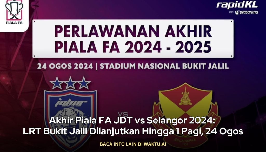 LRT Bukit Jalil Dilanjutkan Hingga 1 Pagi