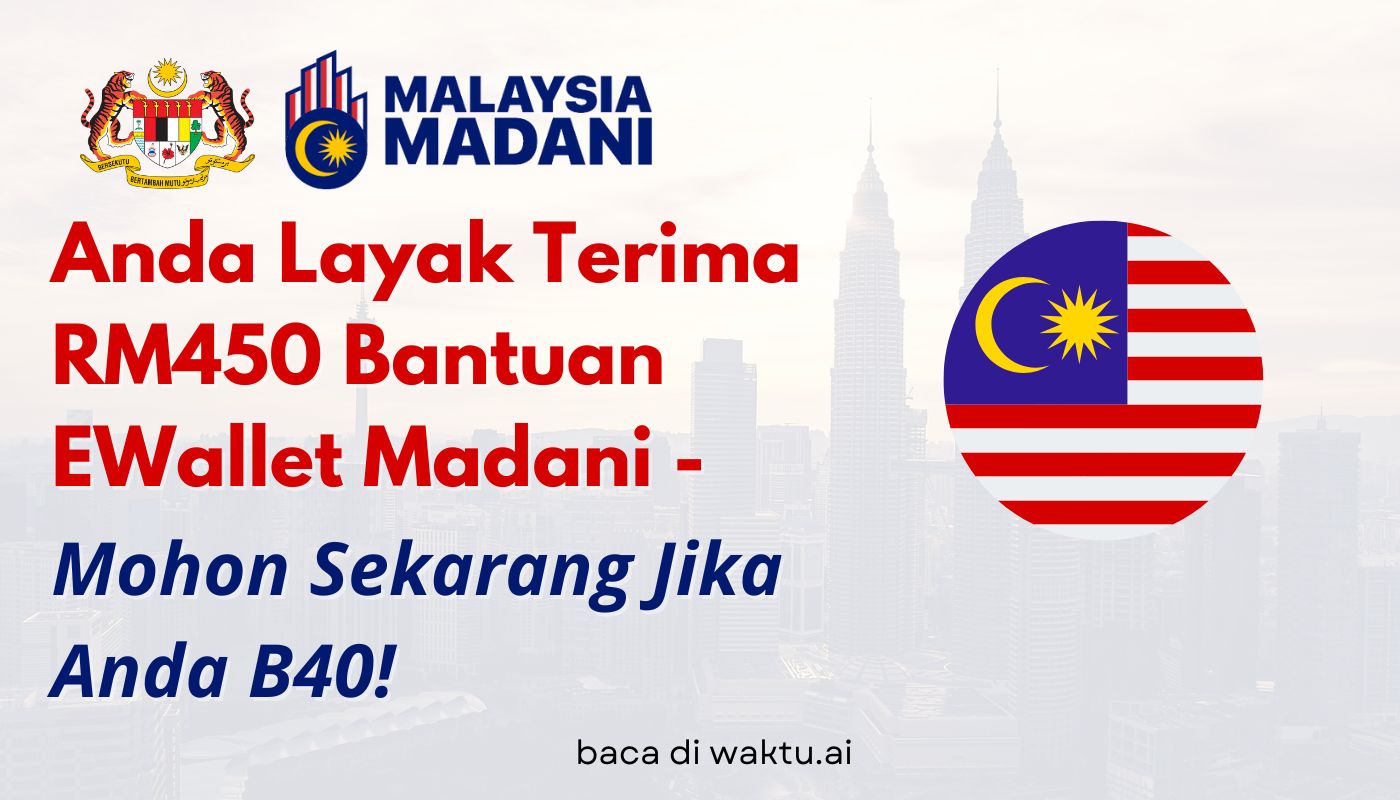RM450 Bantuan EWallet Madani