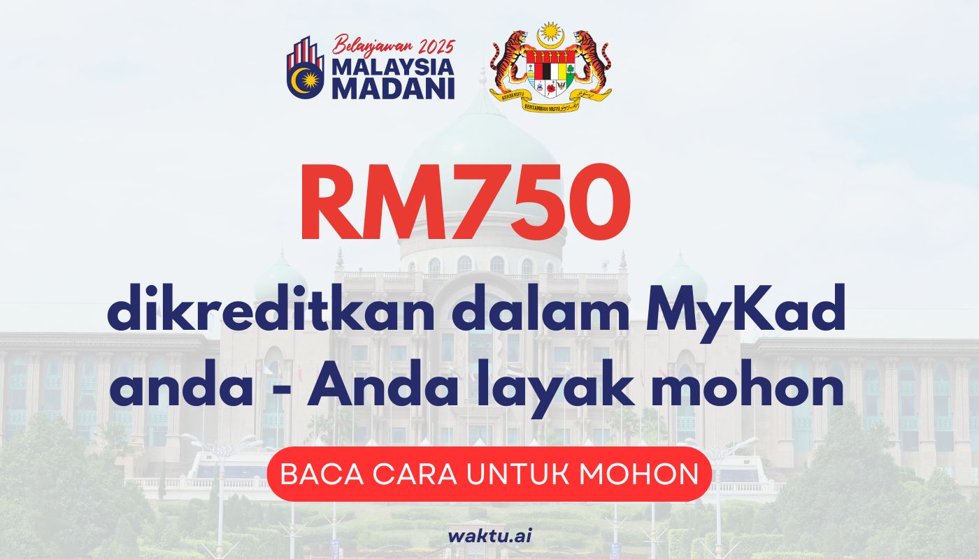 RM750 dalam MyKad