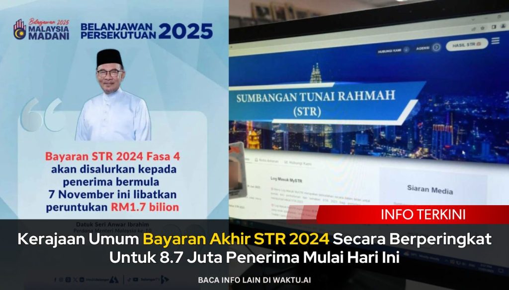 Bayaran Akhir STR 2024 Secara Berperingkat