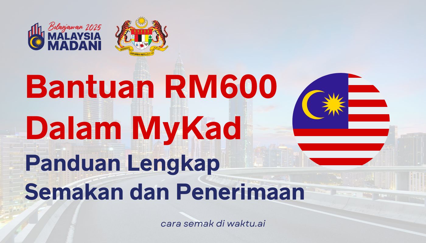 Bantuan RM600 Dalam MyKad