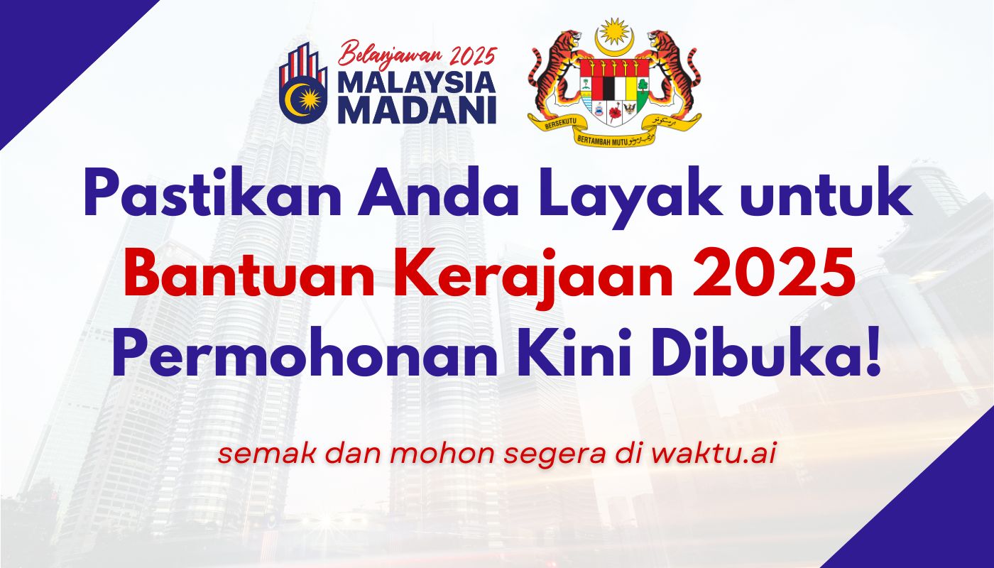 bantuan kerajaan 2025