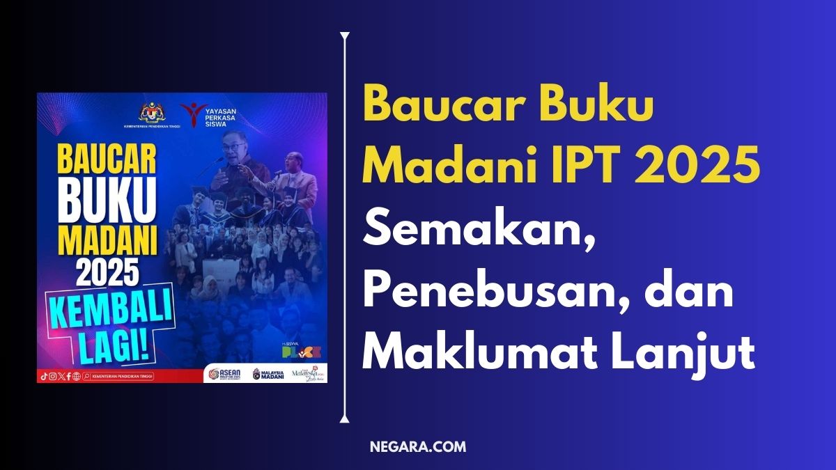 Baucar Buku Madani IPT 2025: Semakan, Penebusan, dan Maklumat Lanjut