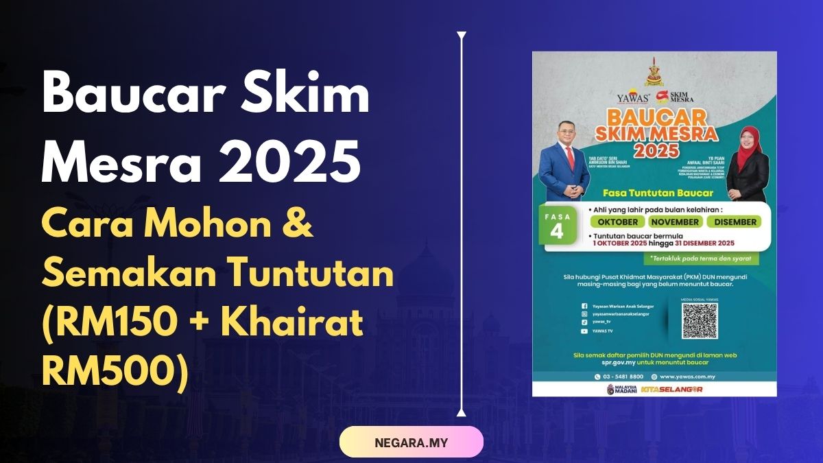 Baucar Skim Mesra 2025 Cara Mohon & Semakan Tuntutan (RM150 + Khairat RM500)